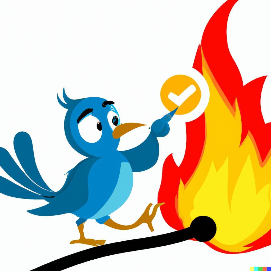 Twitter's badge of dishonor