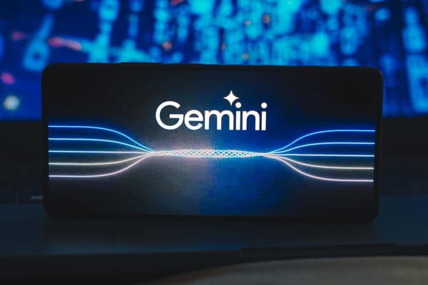 Photo illustration of Gemini on a smartphone screen. (Rafael Henrique / Getty Images)