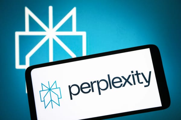 In this photo illustration, Perplexity AI logo is seen on a smartphone screen