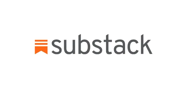 The Substack logo against a white backdrop